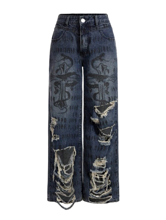 OpiumCore Cross Denim Jeans